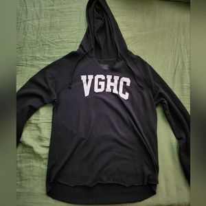 Womens XL Violent Gentlmen Lightweight Hoodie Black